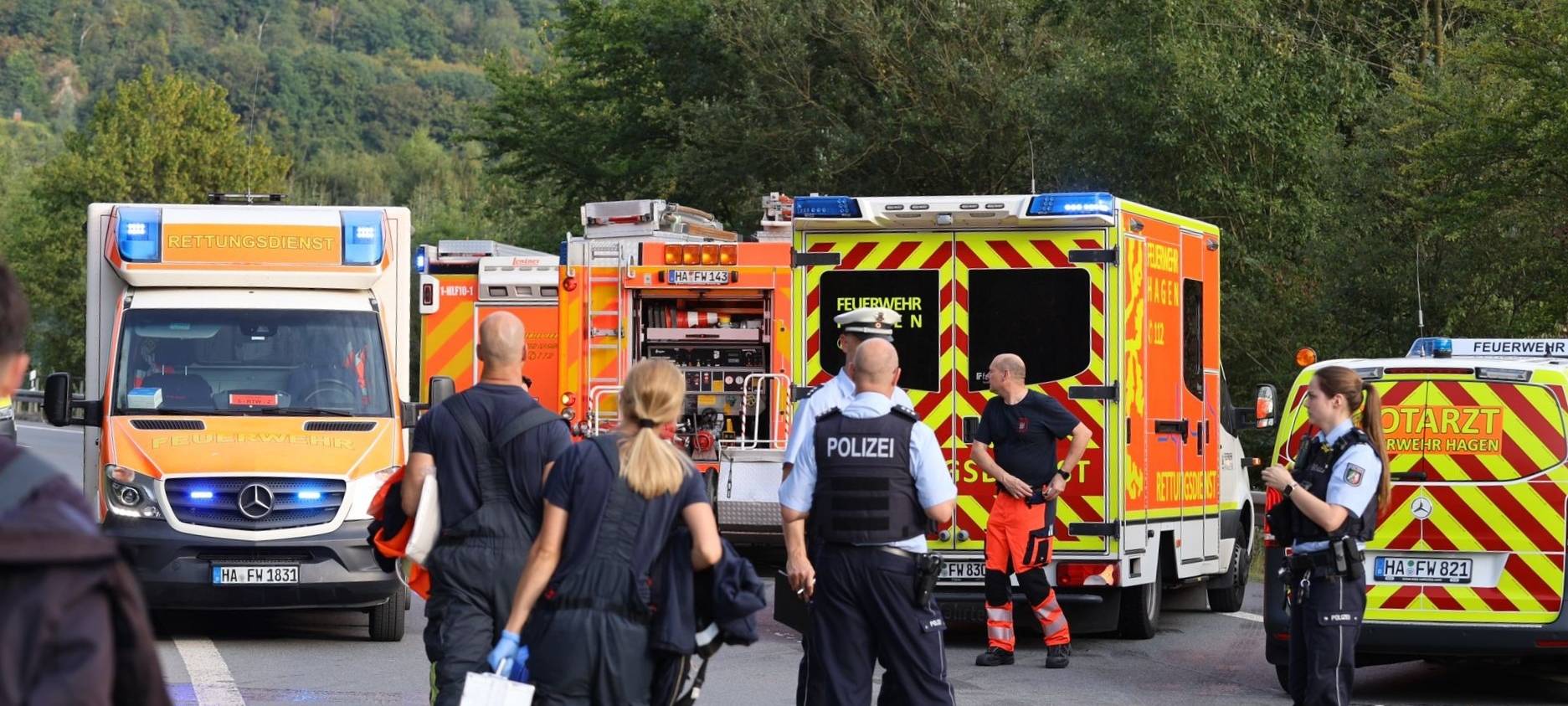 Tödlicher Unfall auf der B54