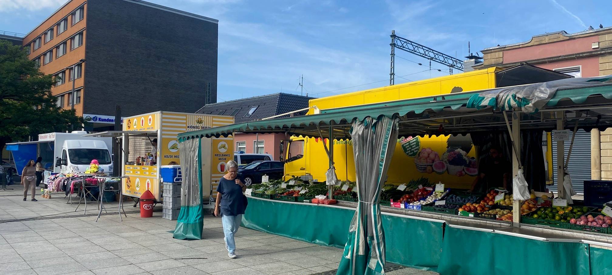 Neuer Wochenmarkt in Hagen