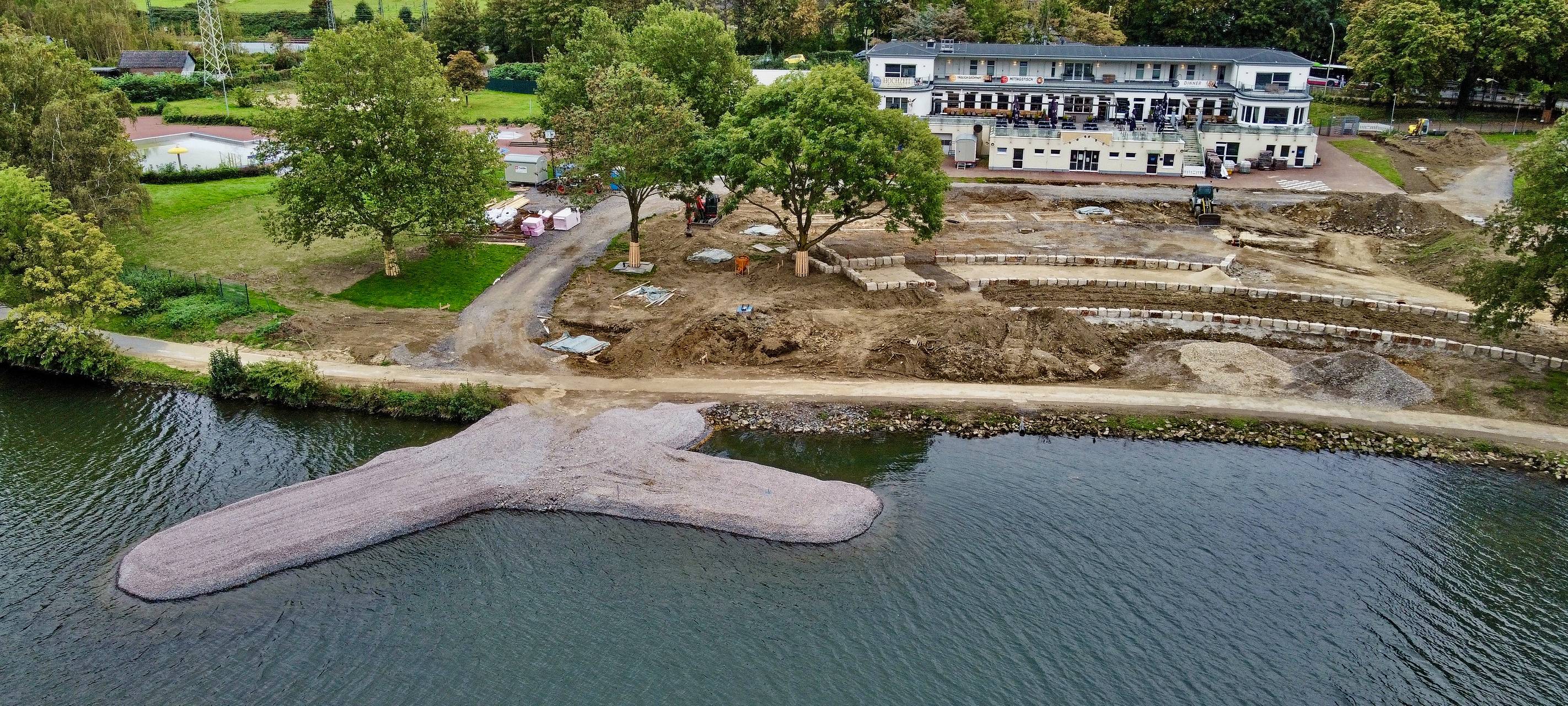 Baustelle Seepark: Fortschritt