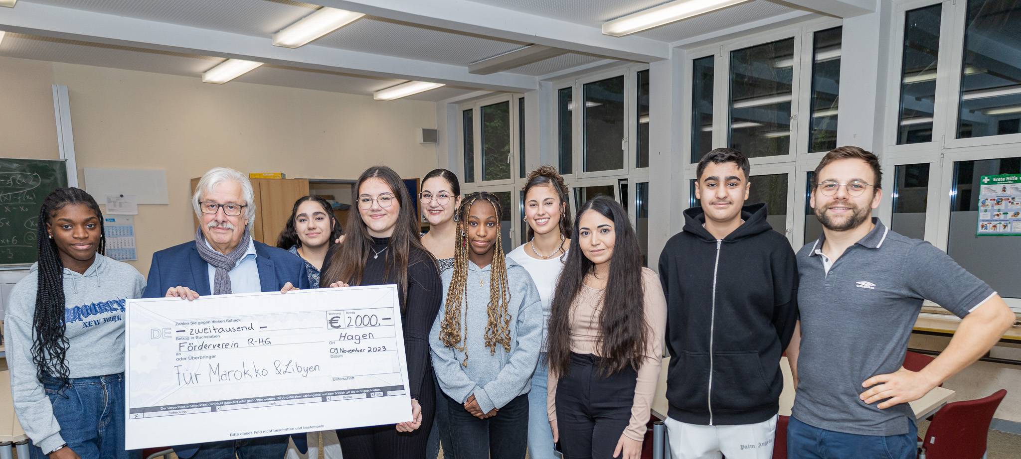 Ricarda-Huch-Gymnasium sammelt Spenden