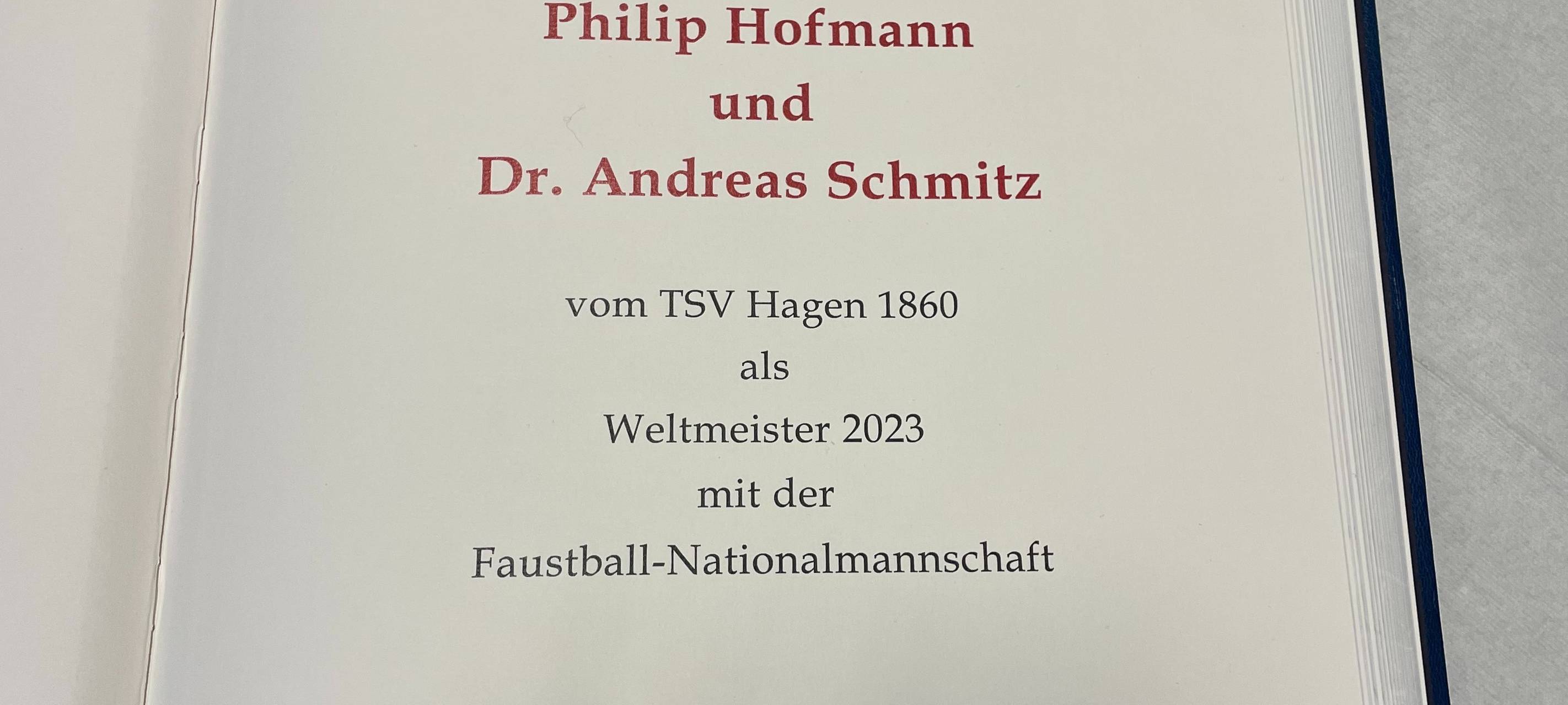 Hagener ist Faustball-Weltmeister