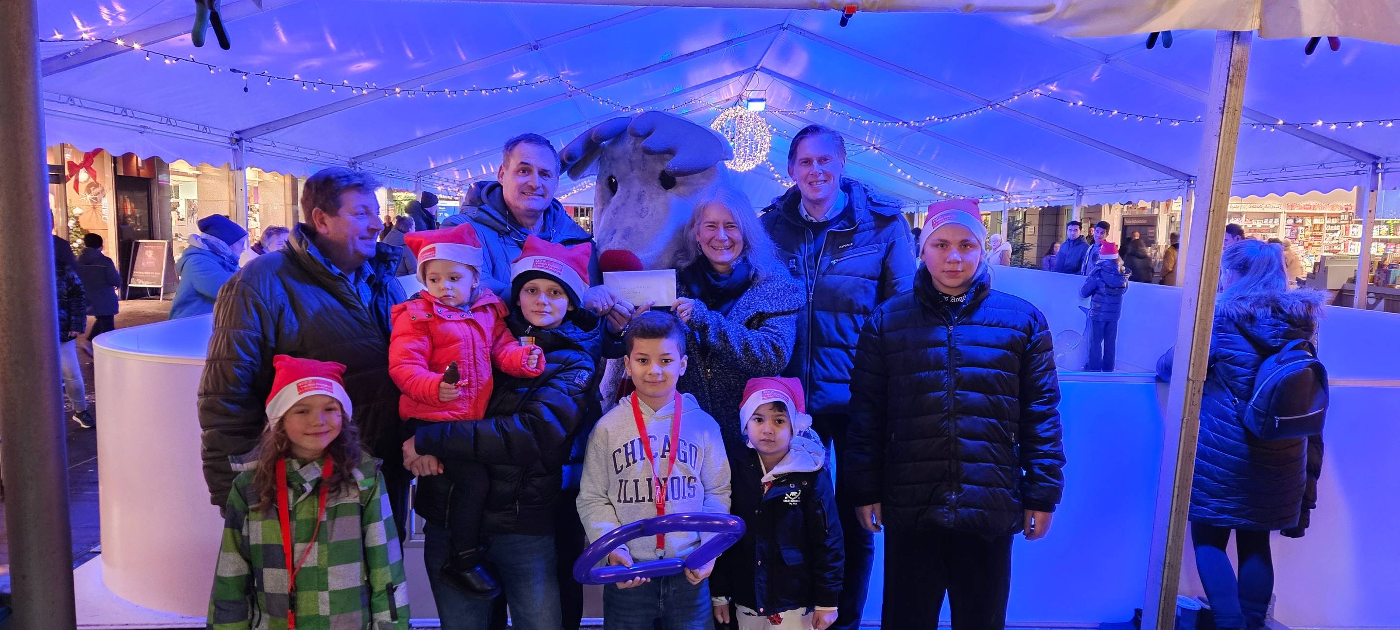 Spendenübergabe nach XXL-Stutenkerl-Aktion