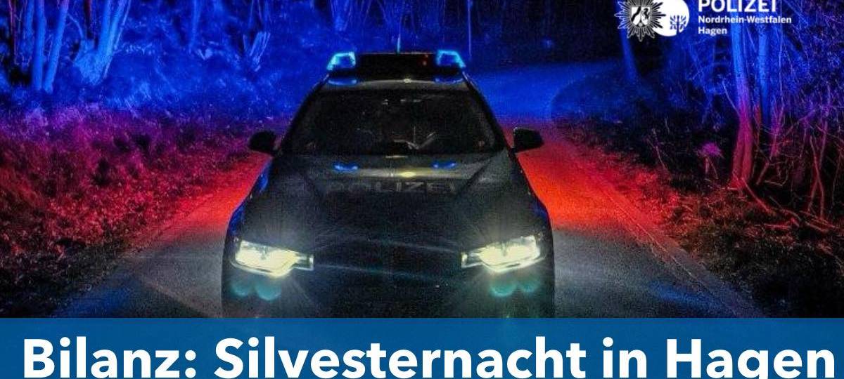 Silvester: Hagen blieb ruhig
