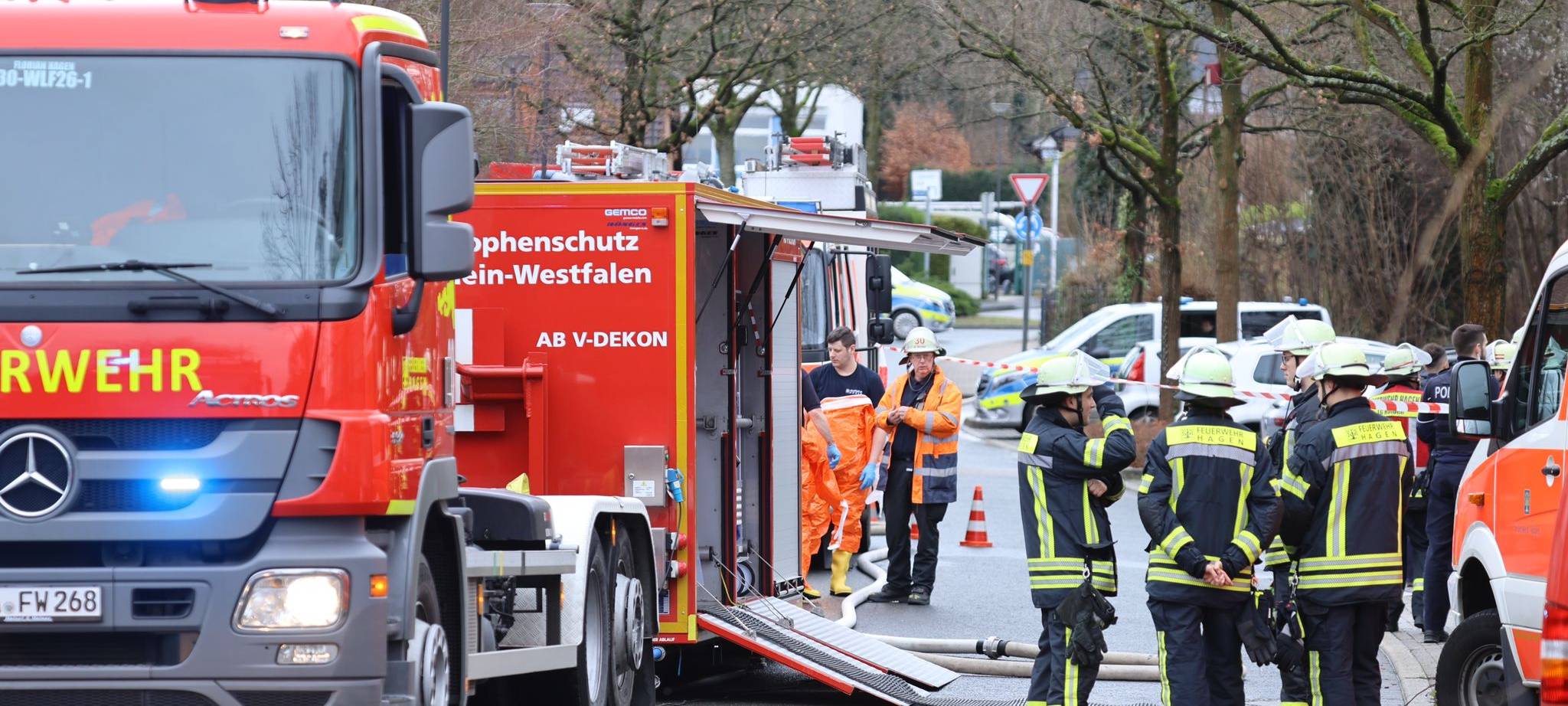 Großeinsatz in Halden