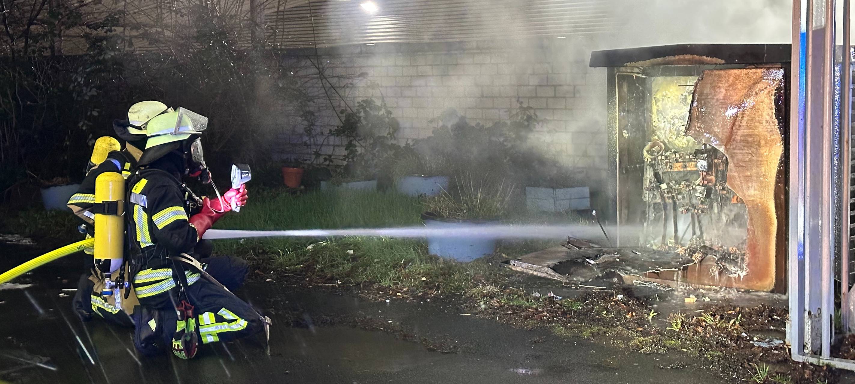 Stromausfall nach Trafobrand