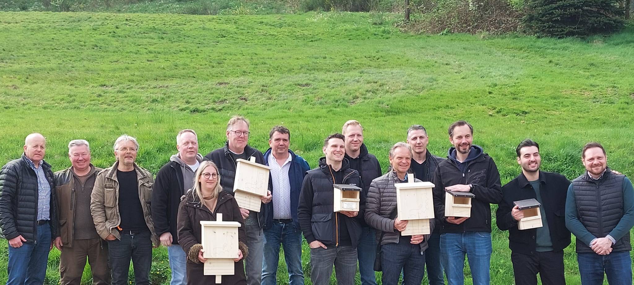 Nistkästen und Obstbäume für Gut Kuhweide