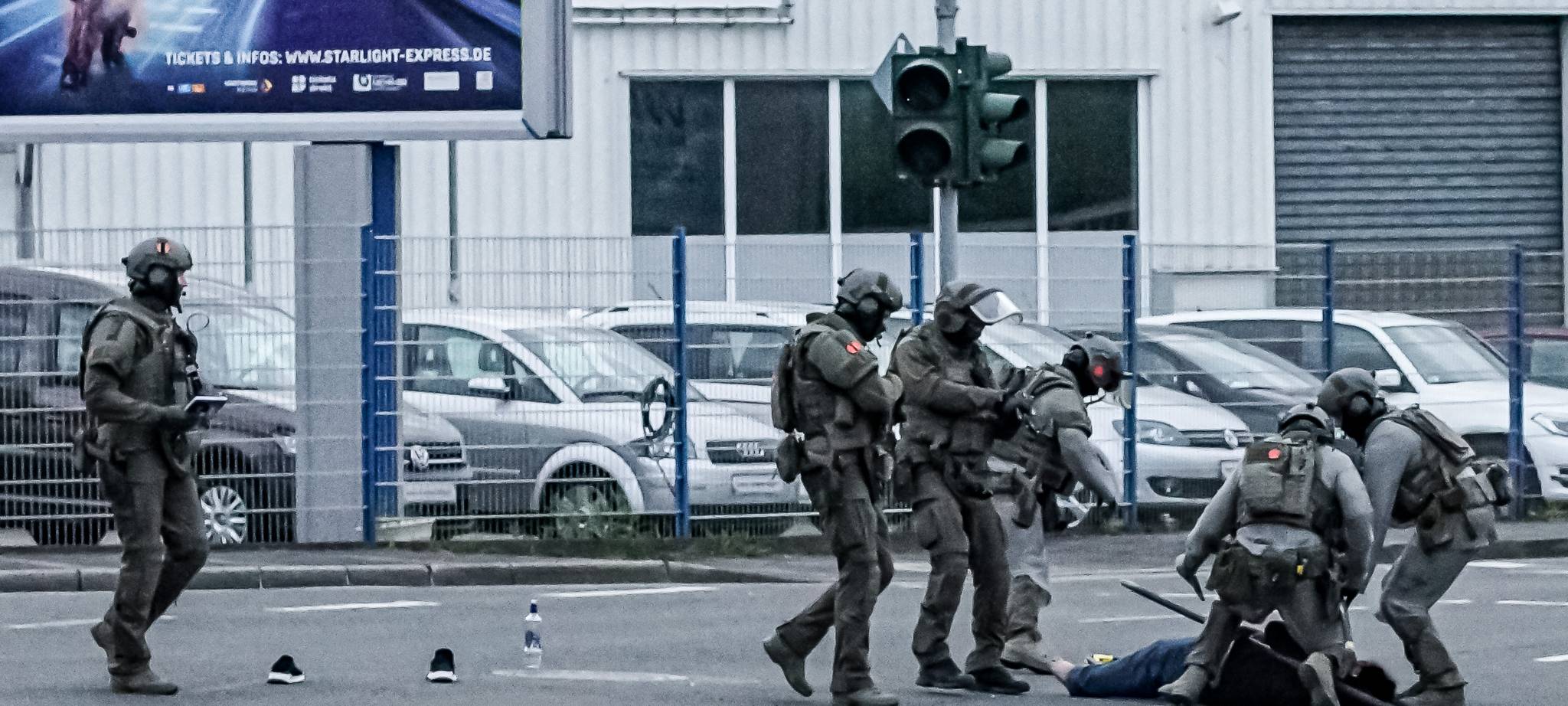 Polizeieinsatz mit SEK