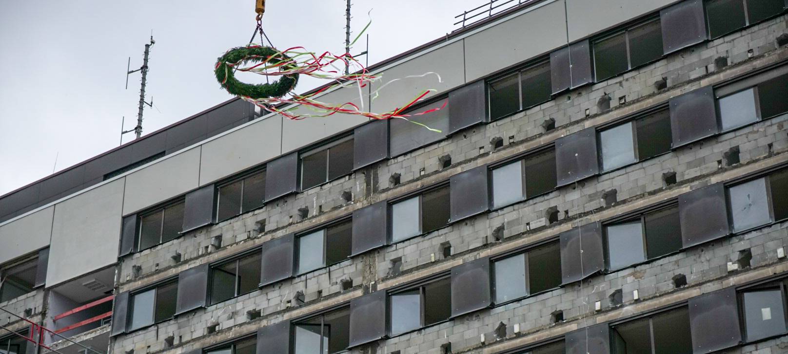 Richtfest am Polizeipräsidium