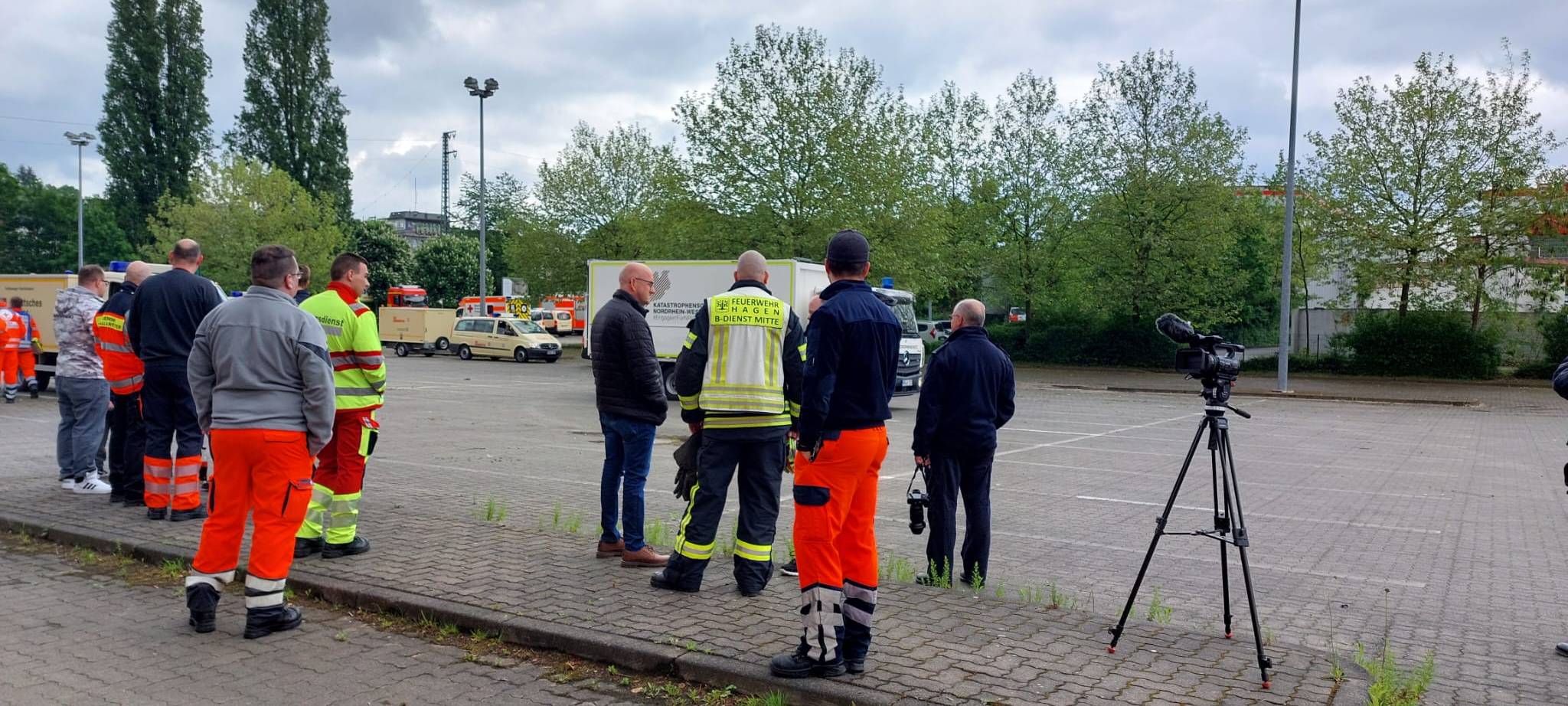 Feuerwehrübung für die EM
