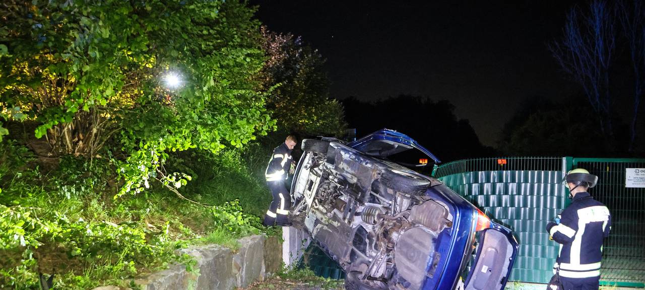 Unfall am späten Abend