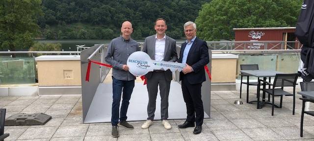 Schlüsselübergabe Beachclub