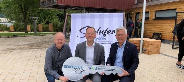 Schlüsselübergabe Beachclub