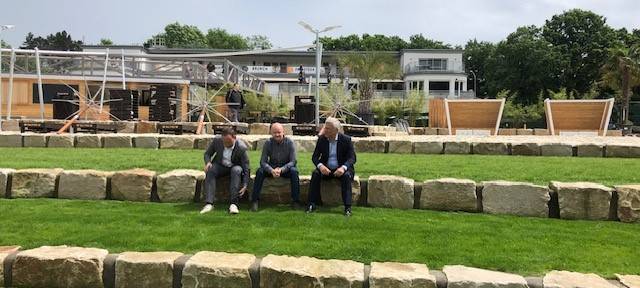 Schlüsselübergabe Beachclub