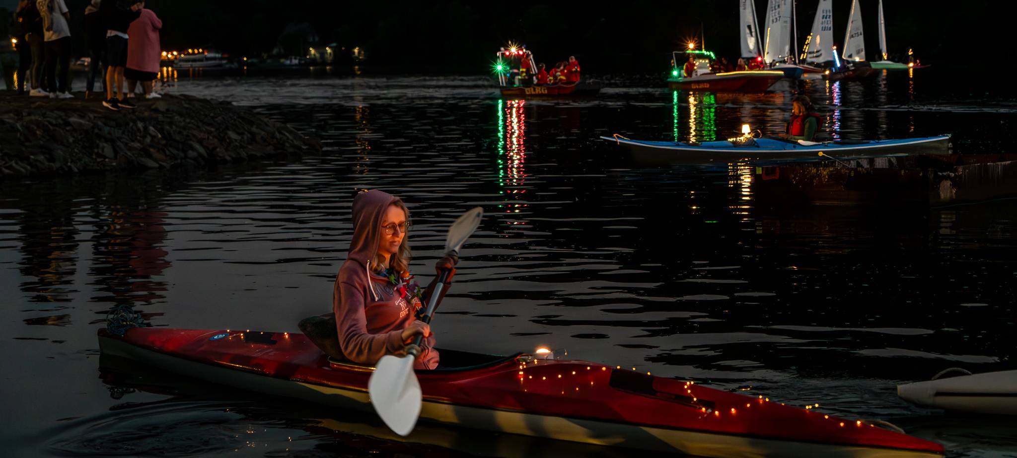 Hagens Seen glühen auf