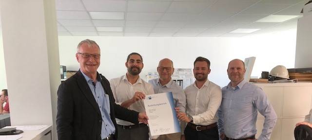 Urkunde für Ausbildung