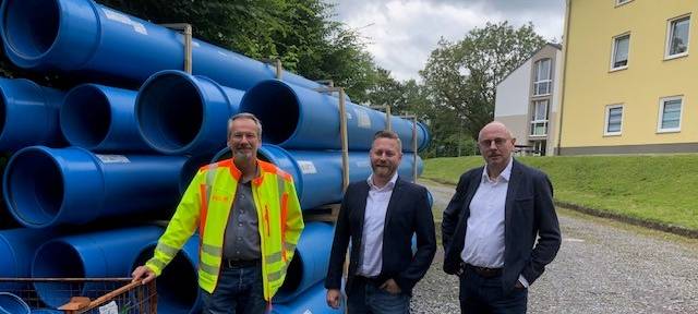 Nach Hochwasserschäden