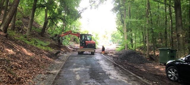 Nach Hochwasserschäden