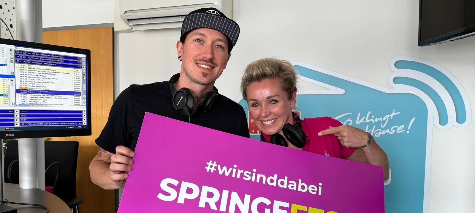Springefest: Aufbau läuft