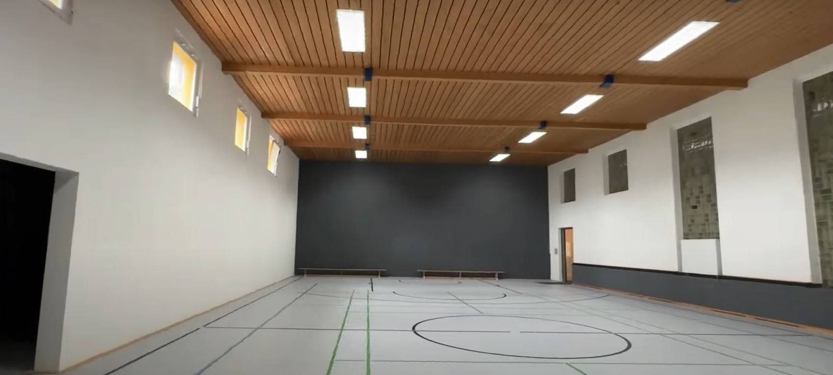 Turnhalle Rummenohl wieder fertig