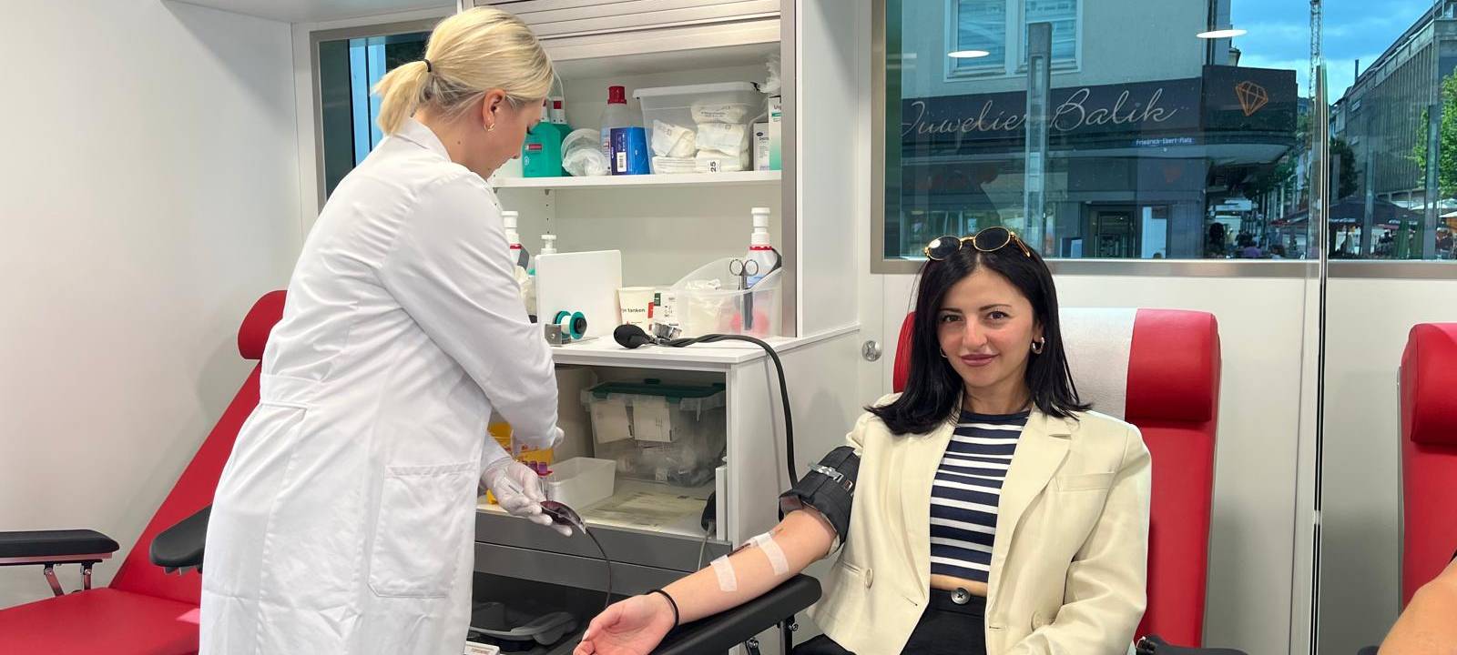 Das neue Blutspendemobil des DRK