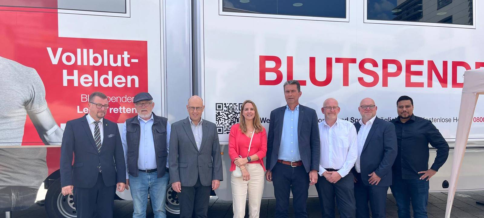 Das neue Blutspendemobil des DRK