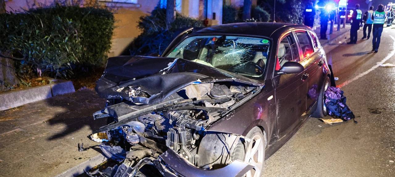 Unfall nach Verfolgungsfahrt