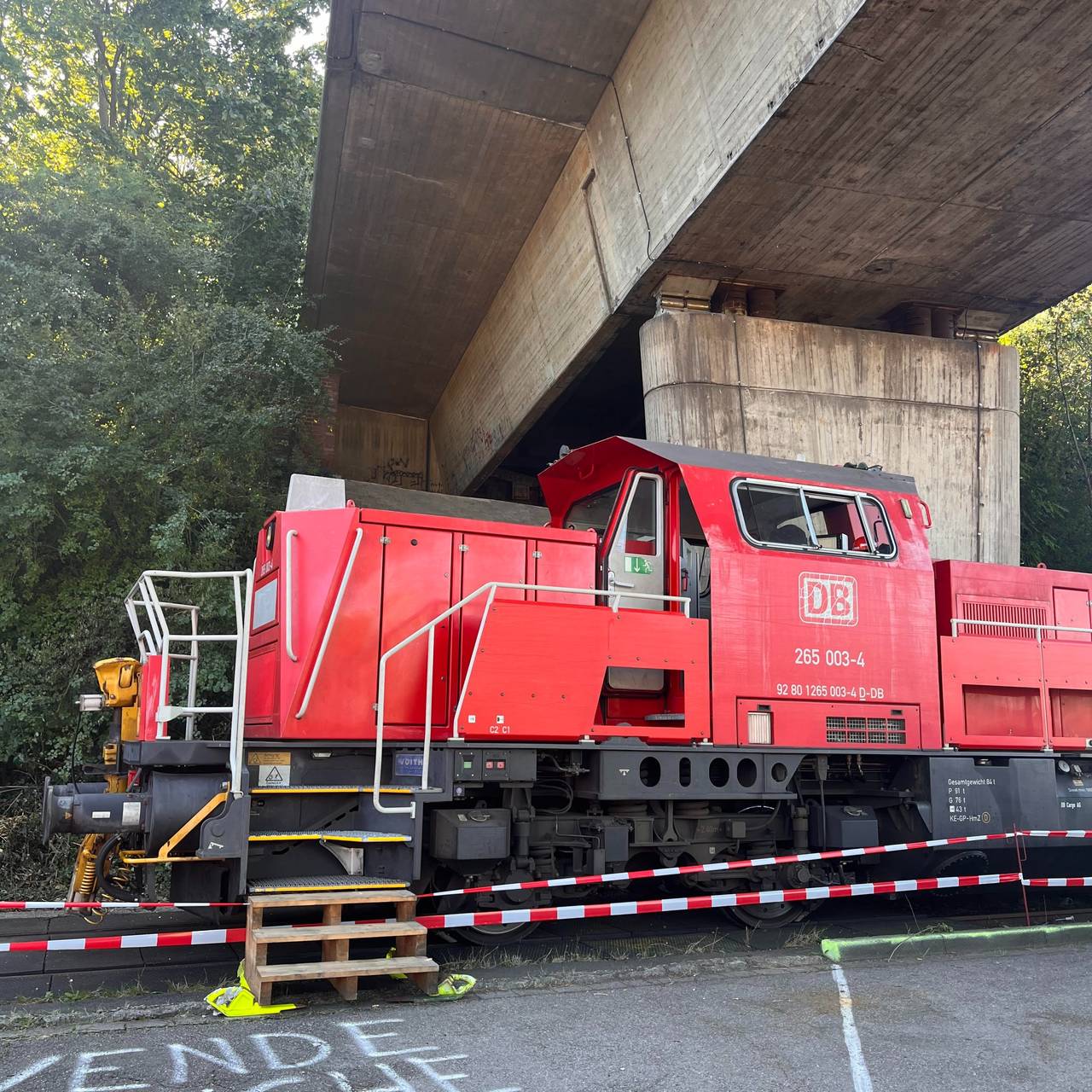 Hiermit wurde die Lokmitfahrt durchgeführt.