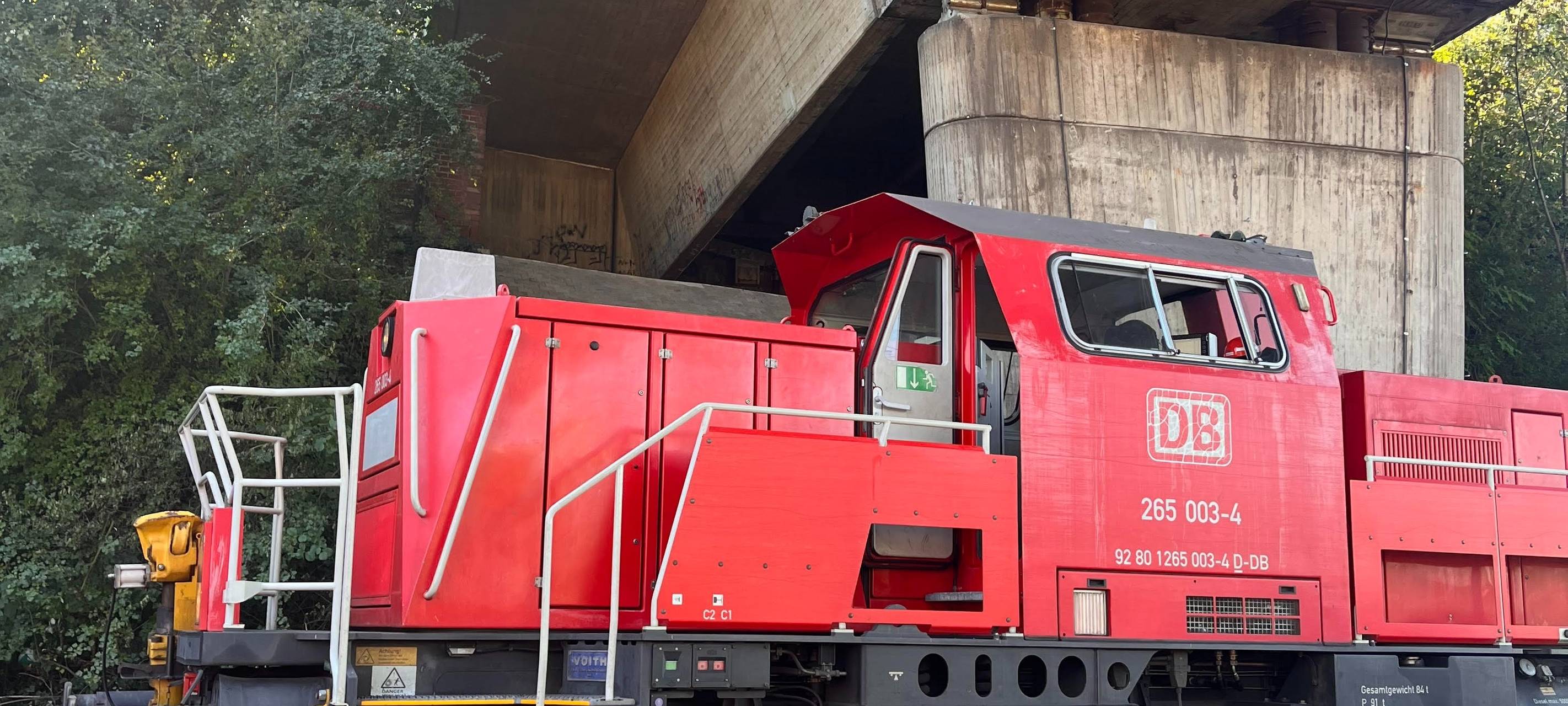 Hiermit wurde die Lokmitfahrt durchgeführt.