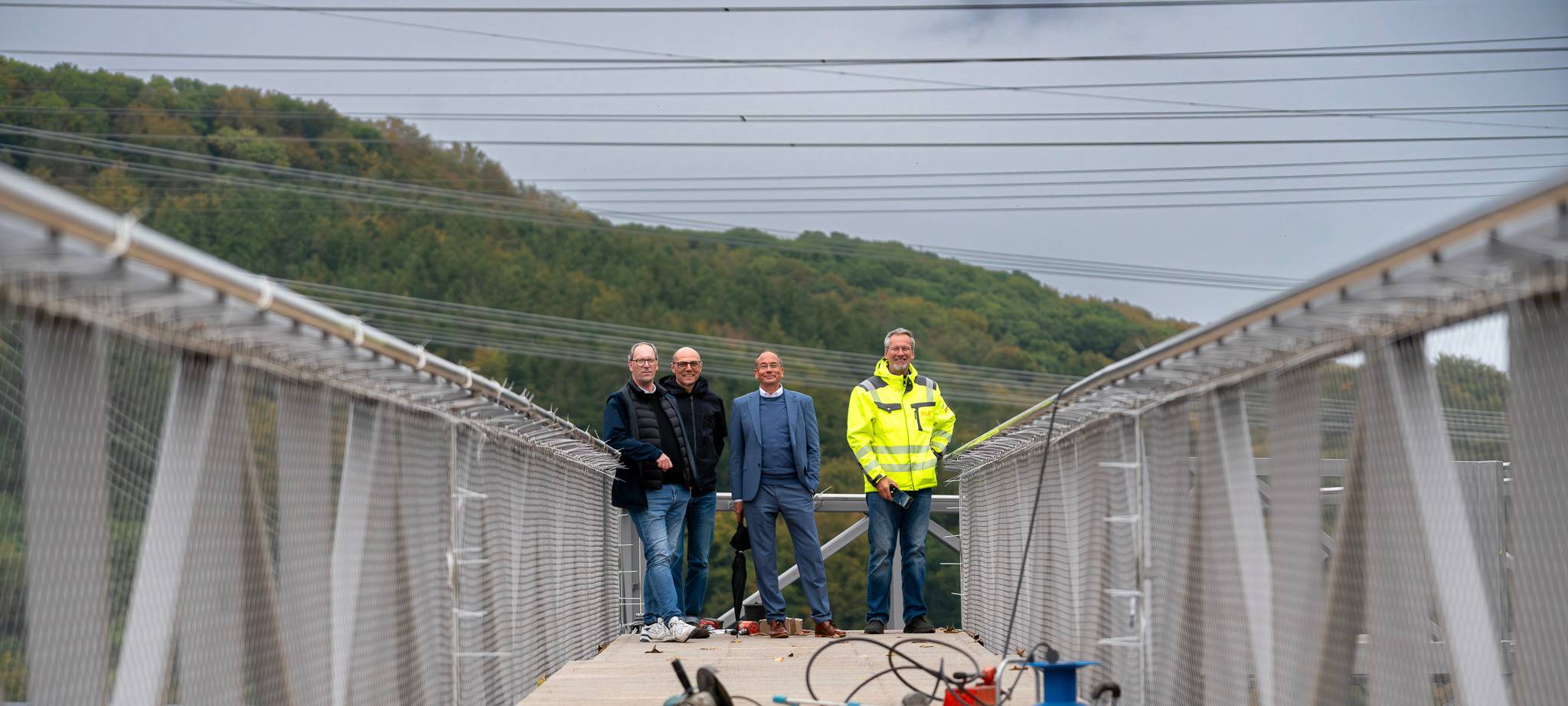 Stegmontage am Hengsteysee