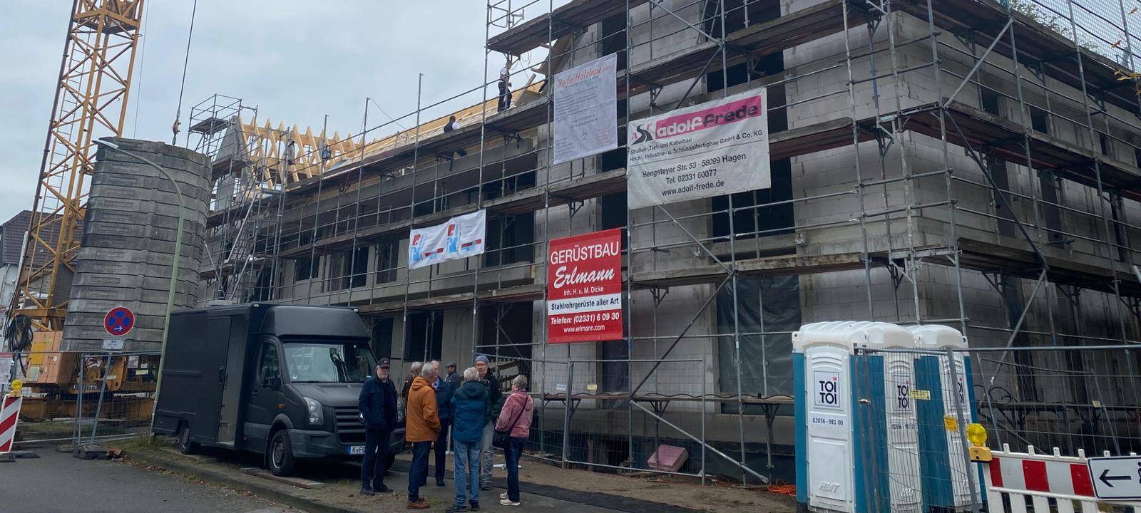 Spatenstich am Neubaugebiet Buschstraße