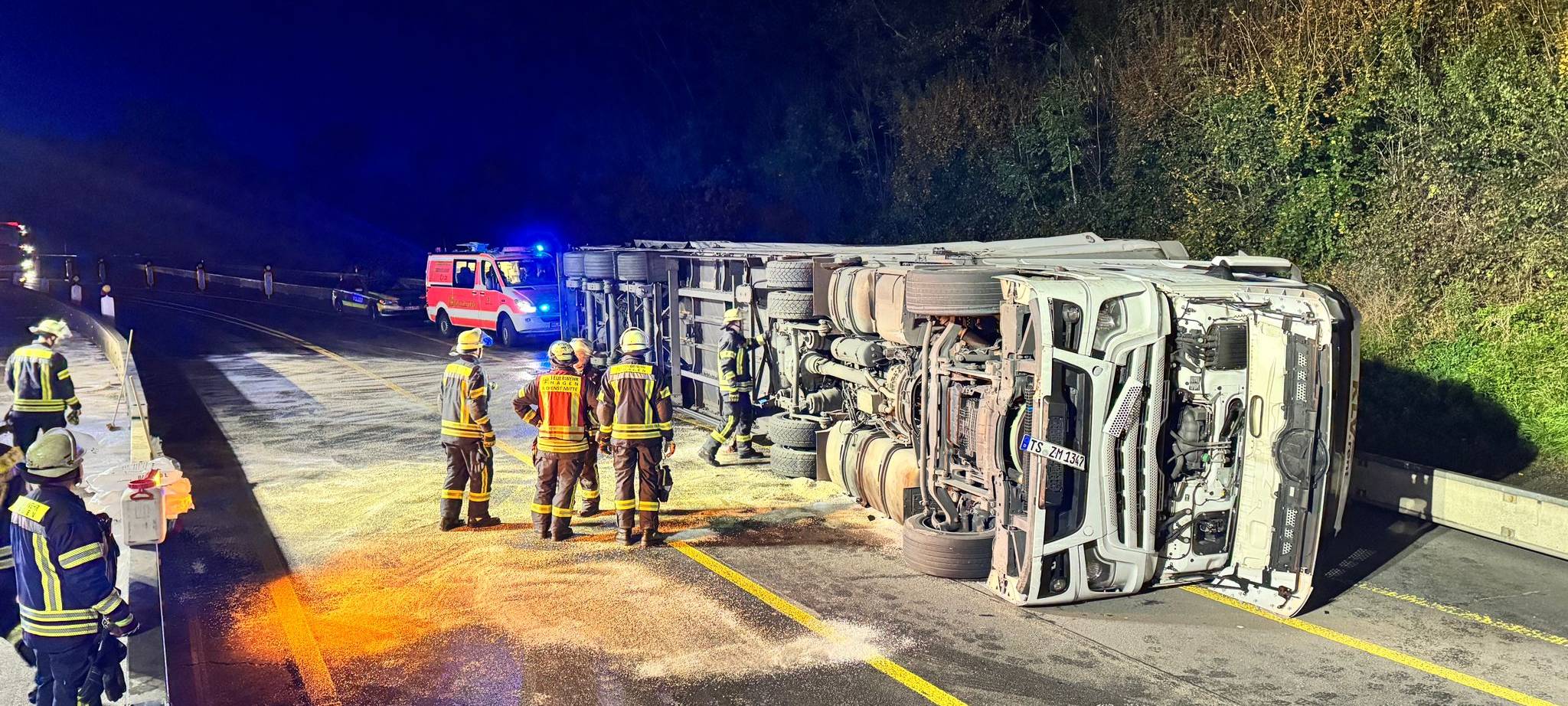 A45 zwischen Hagen-Süd und Lüdenscheid-Nord wieder frei