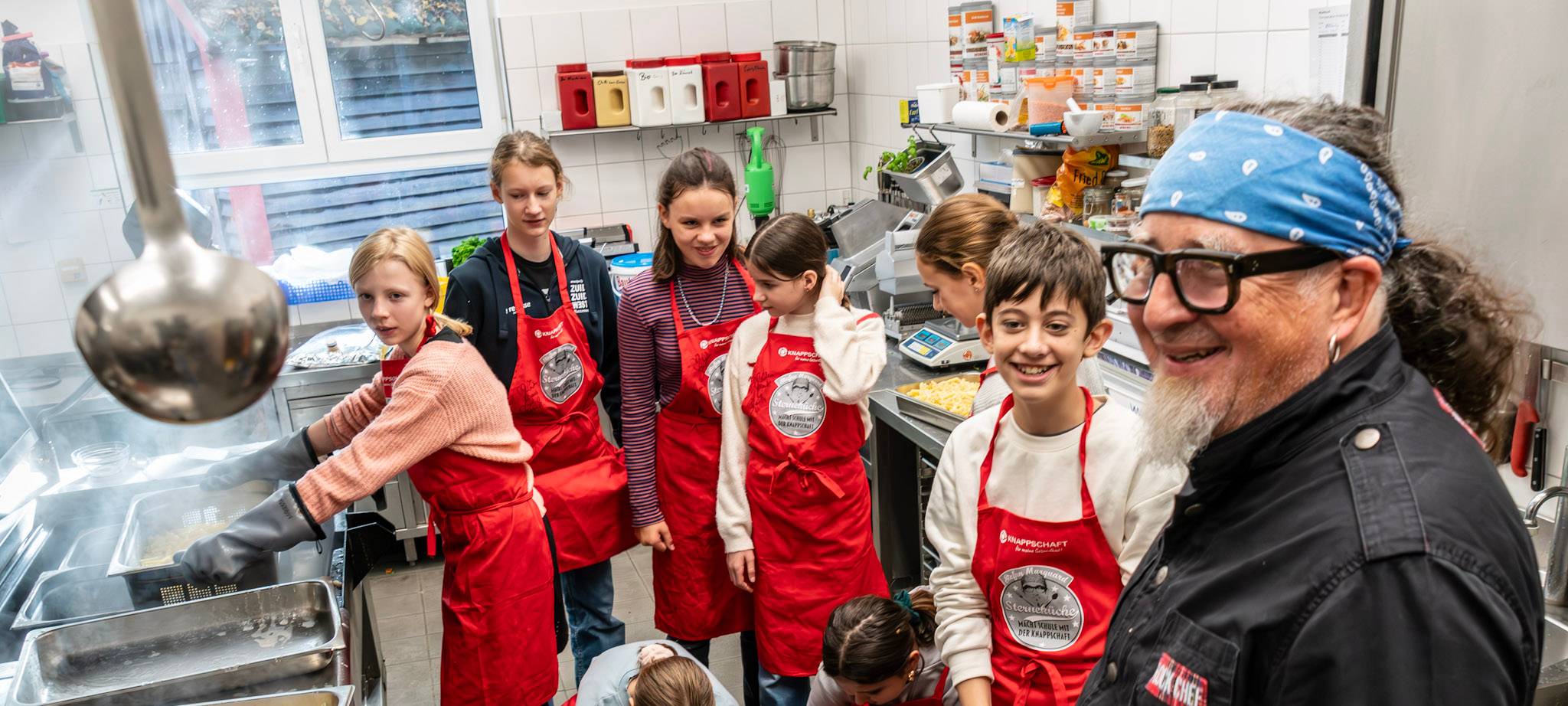 Sternekoch in der Schulküche