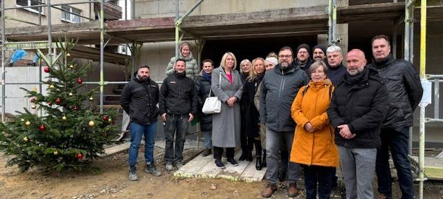 Richtfest in der Bauernstraße 6