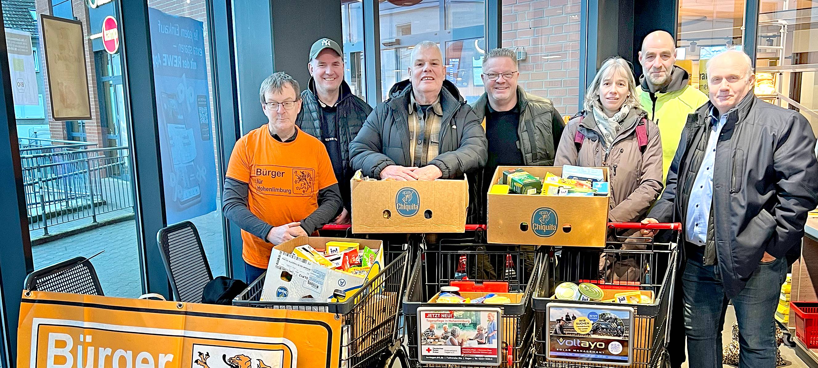 BfHo sammeln für Bedürftige