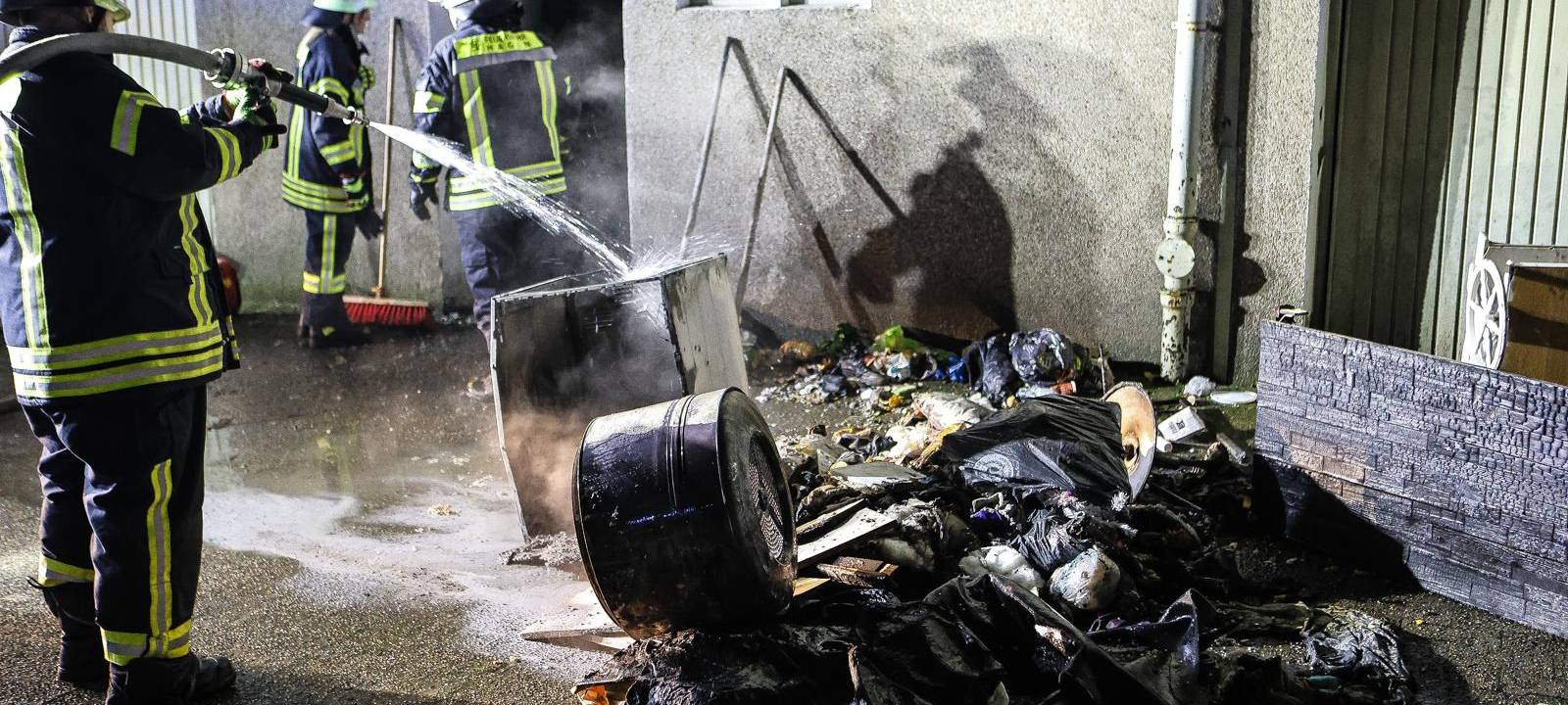 Kellerbrand in Boele