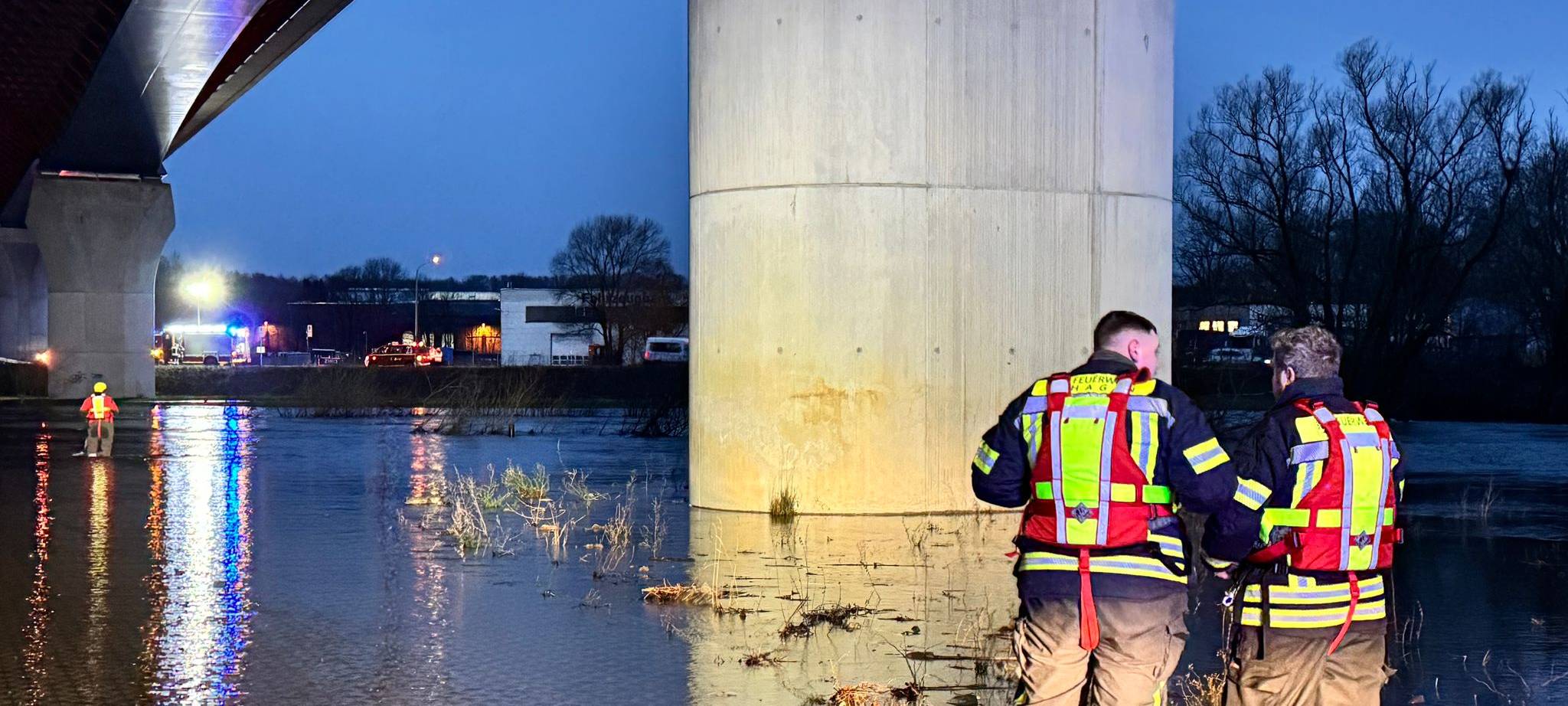 Großeinsatz an der Lenne