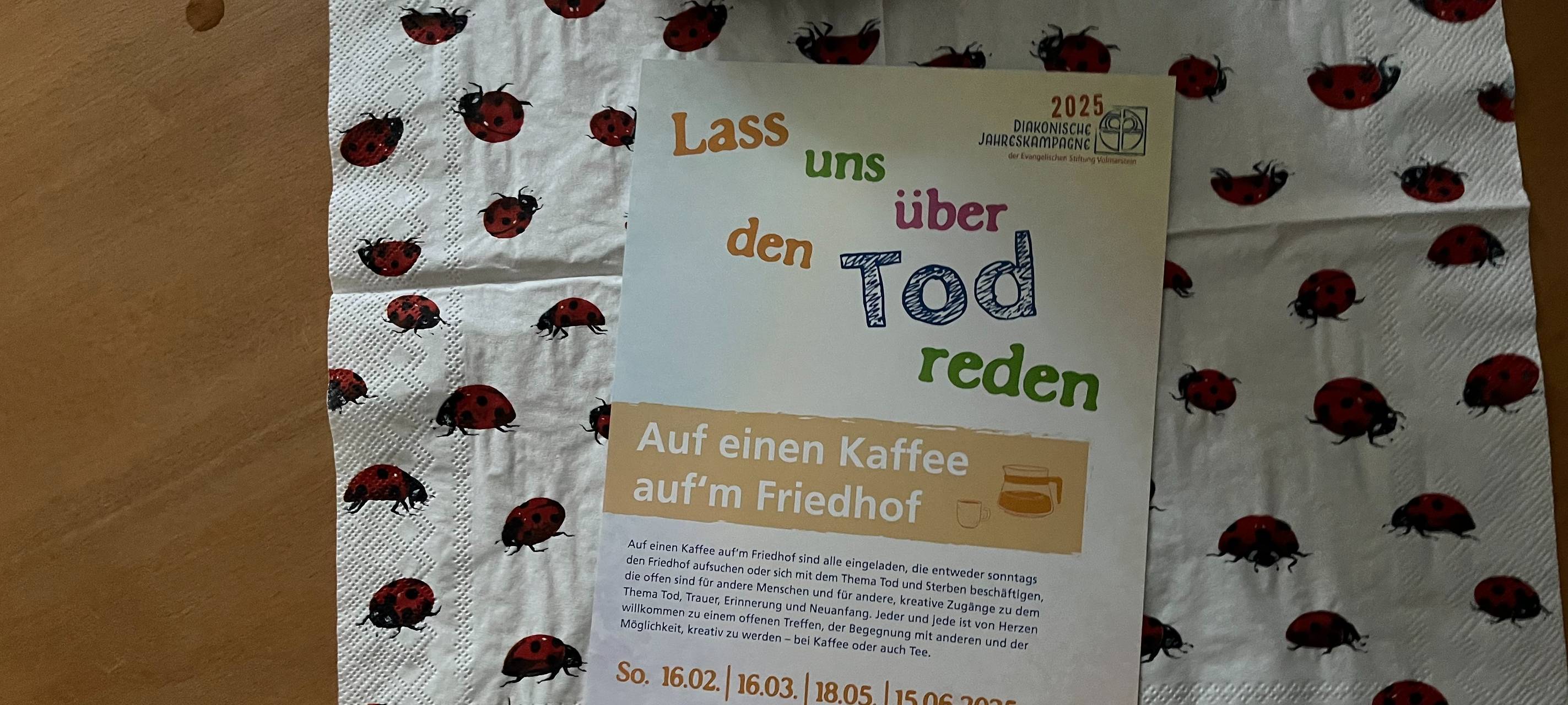 "Lass uns über den Tod reden" - Ein Kaffee auf dem Friedhof
