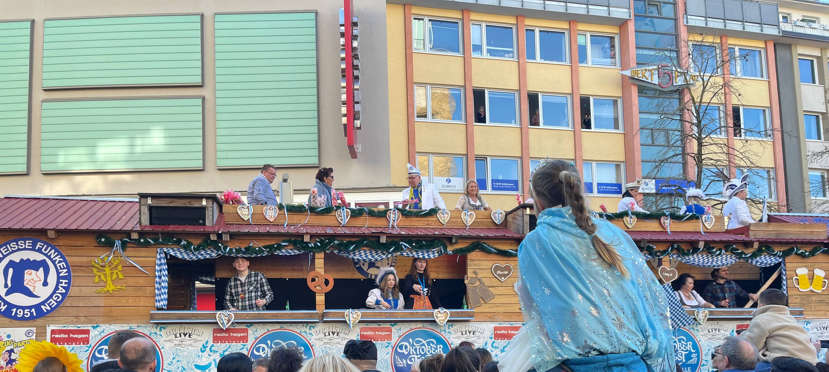Karneval in der Hagener Innenstadt
