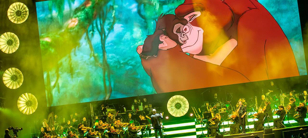 Disney in Concert findet in der Oberhausener Rudolf Weber-ARENA im Mai vor vielen Zuschauern und Fans statt.
