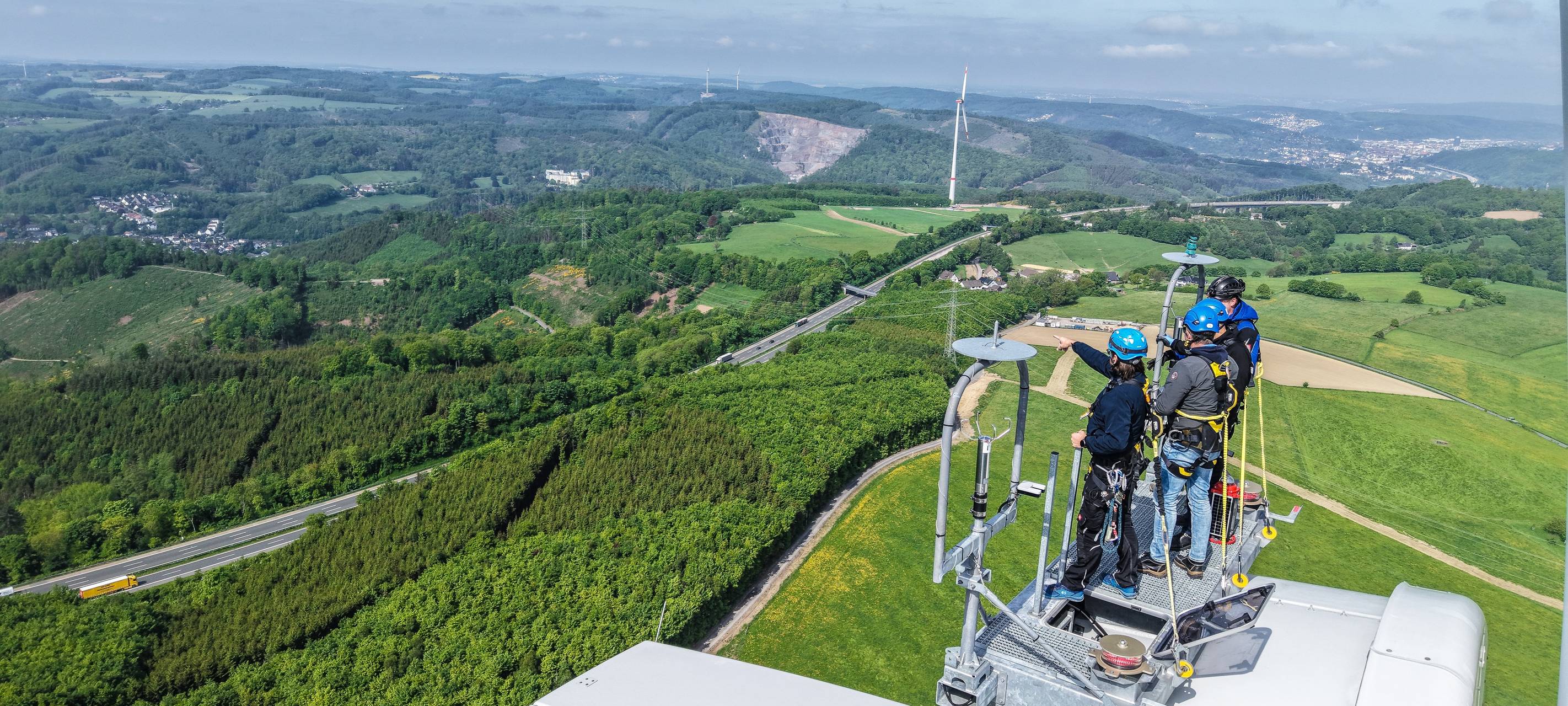 Neue Windkraftanlage in Brechtefeld