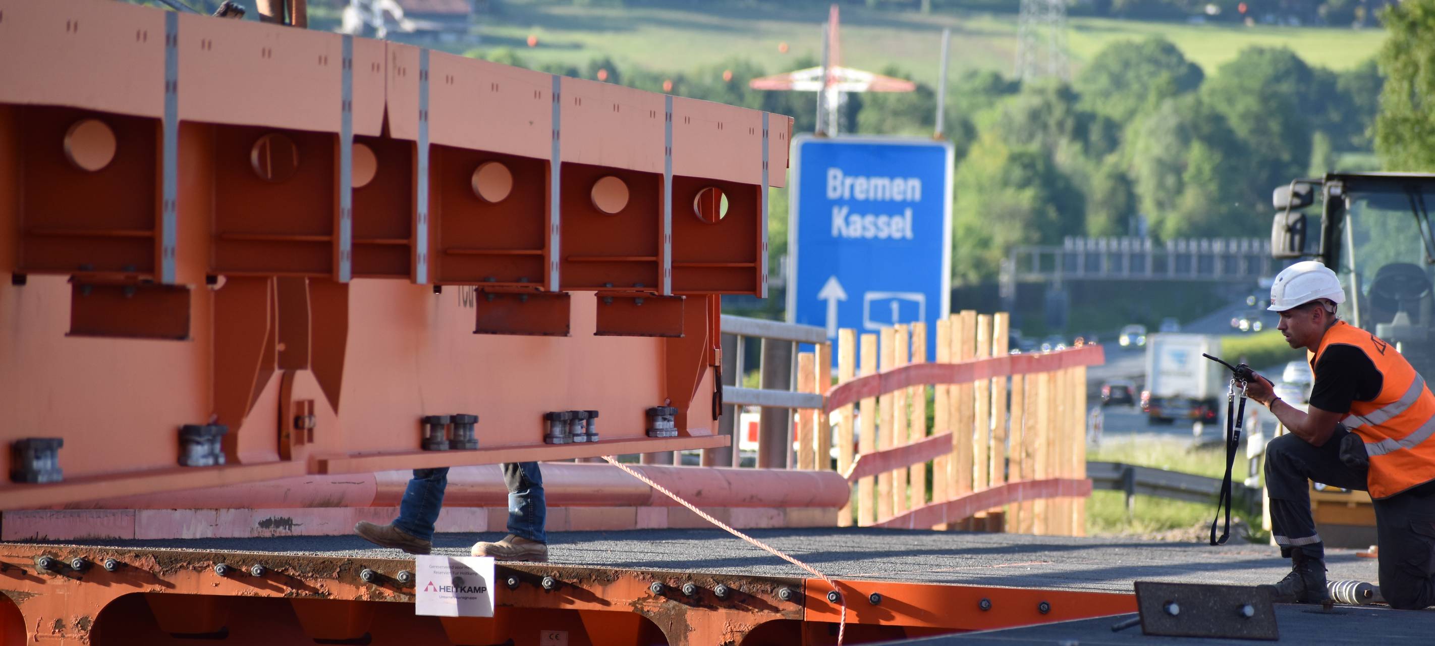 Bauarbeiten im Westhofener Kreuz