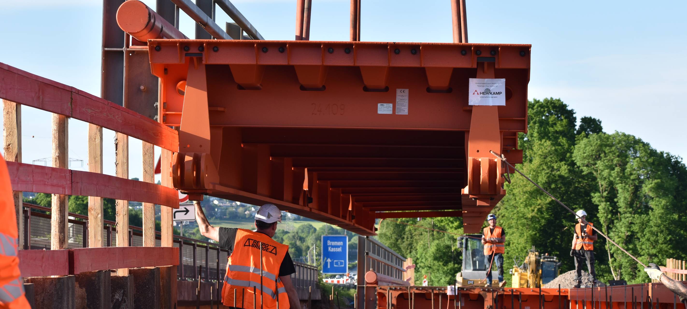 Bauarbeiten im Westhofener Kreuz