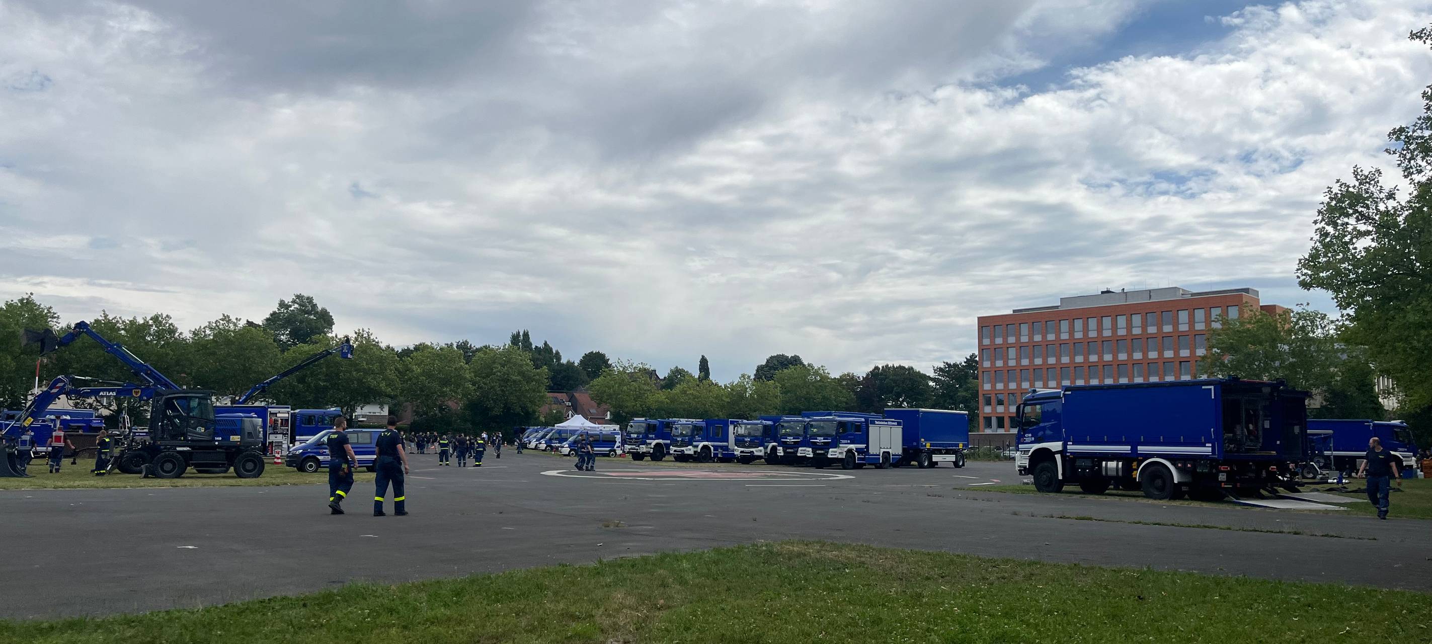 Große Einsatzübung des THWs