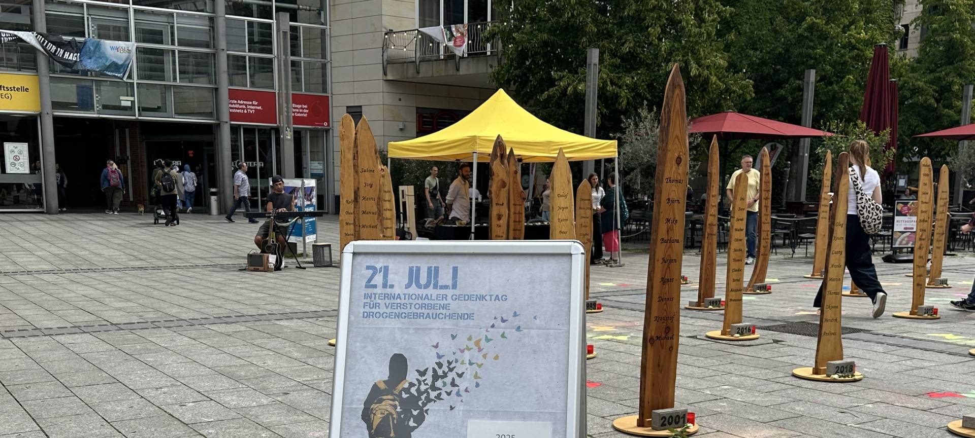 Gedenken an Drogentote