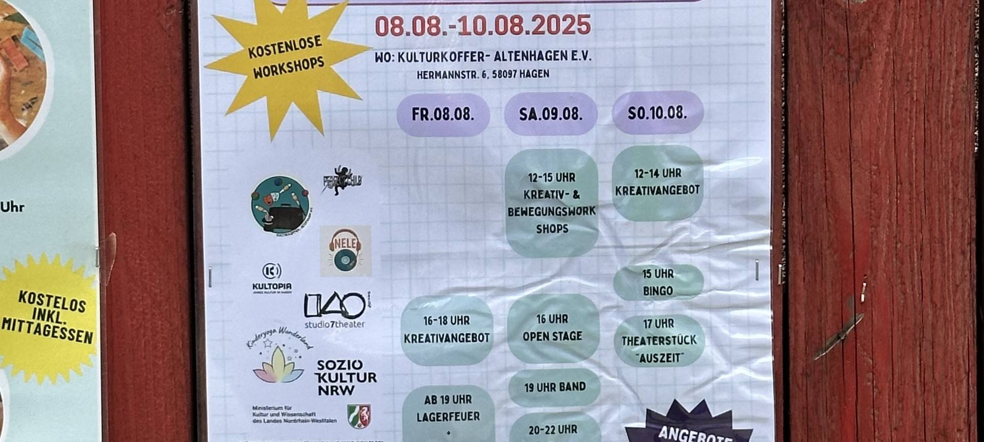 Sommerfest- Kulturkoffer Hagen