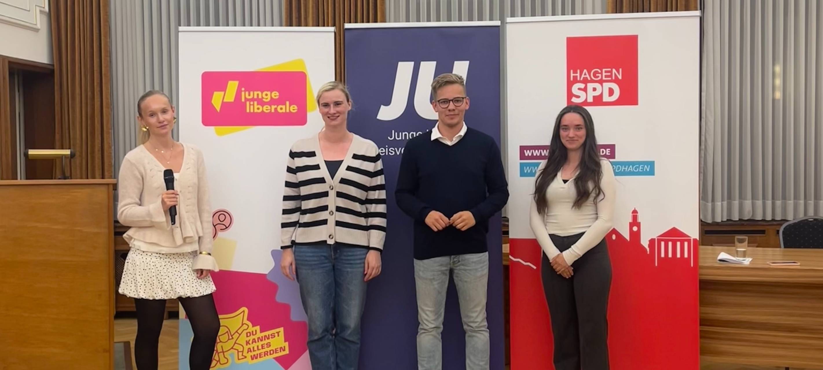 Jugendliche für die Politik in Hagen