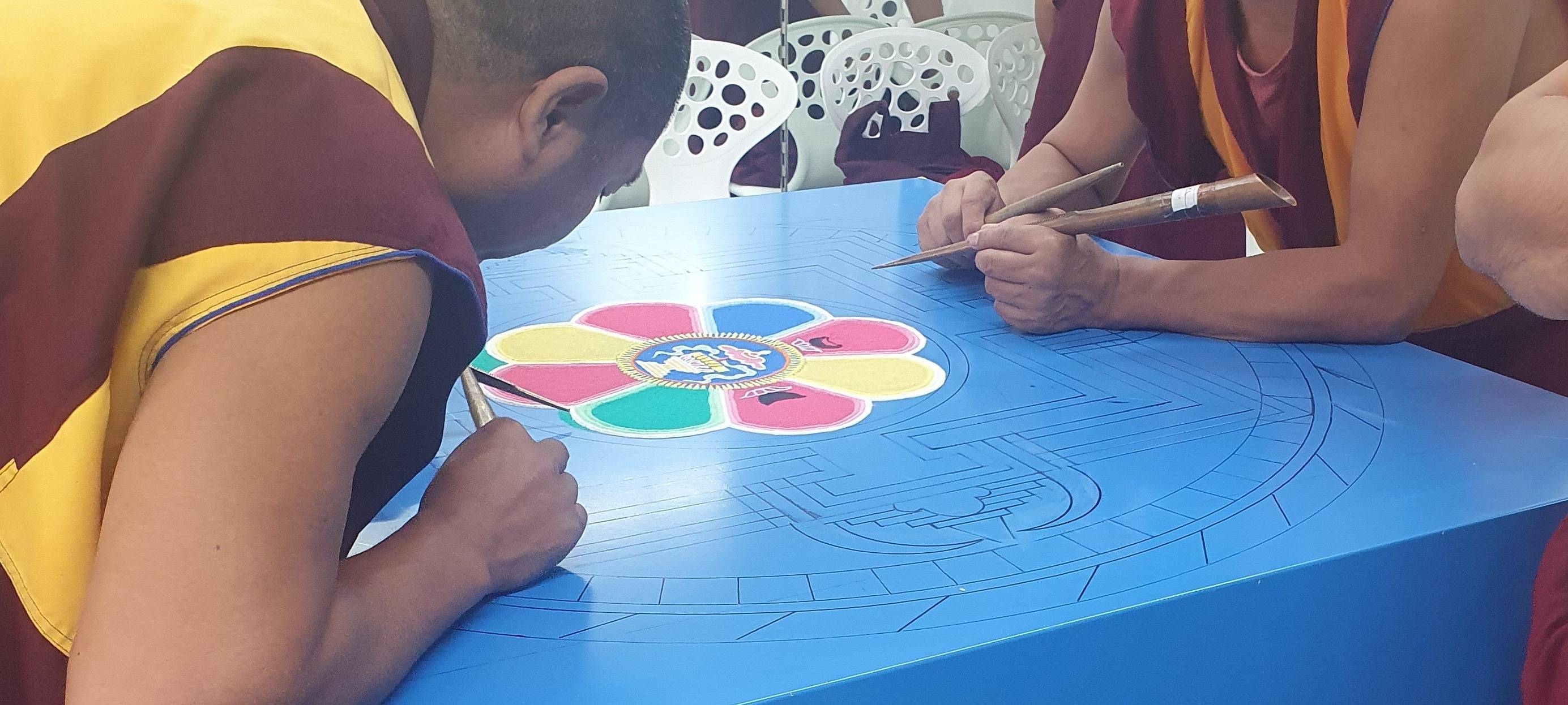 buddhistische Mönche in Hagen