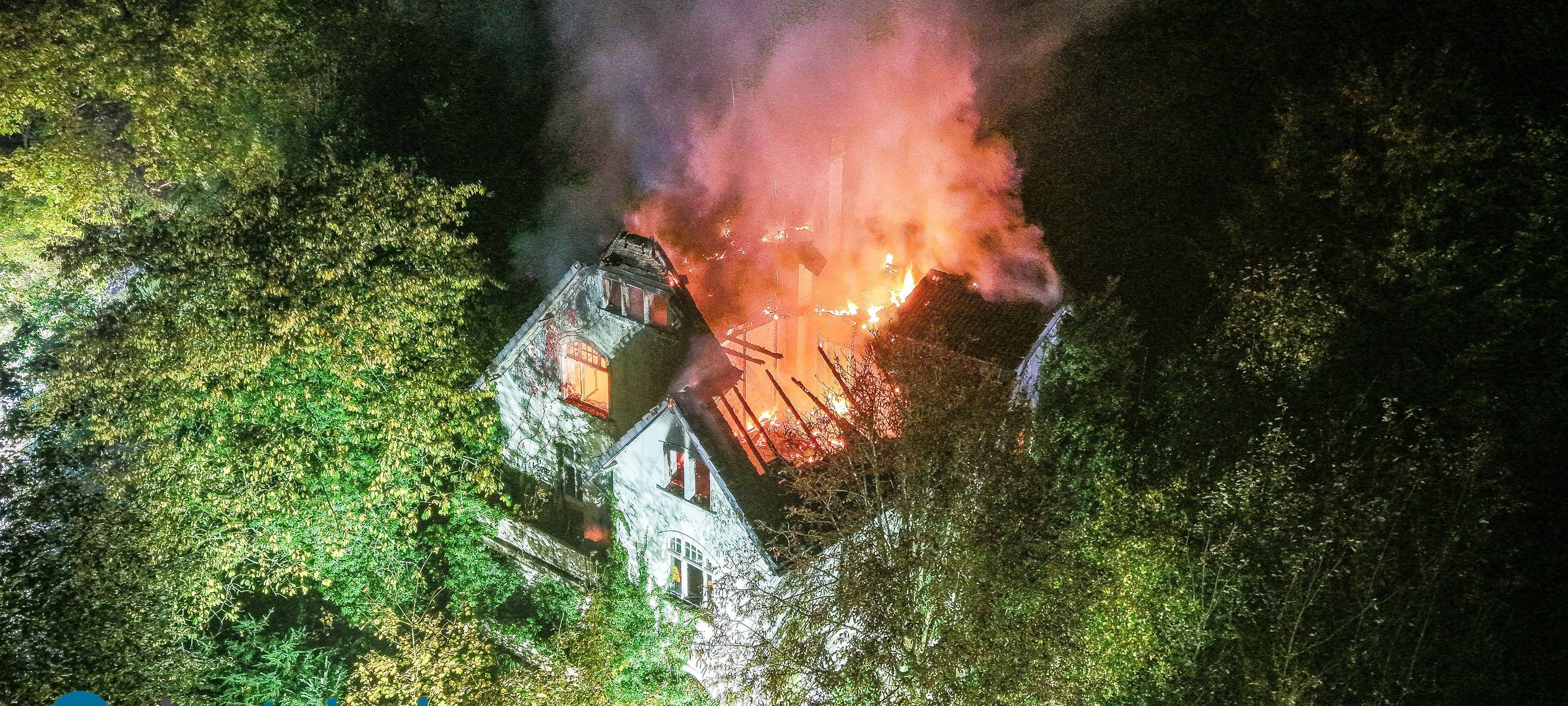 Nahmer: Brennender Lost Place