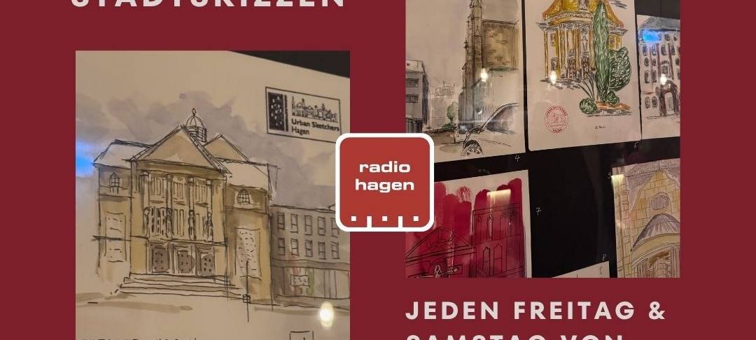 Die Urban Sketchers eröffnen ihre Ausstellung in Hagen