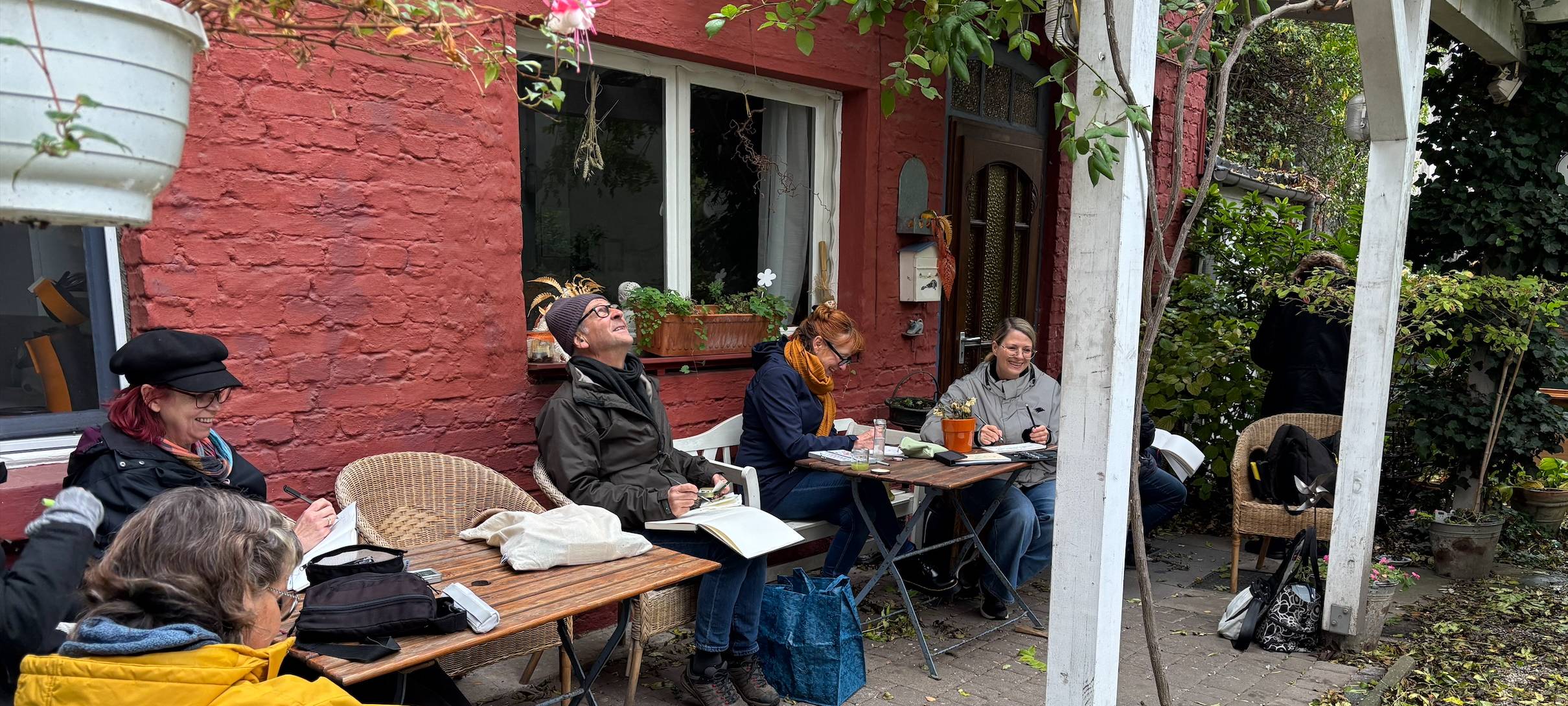 Die Urban Sketchers zeichnen die Stadt